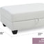 Stylish Storage Contemporary Ottoman
