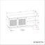 Reeves - TV Media Stand - Natural