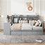 Daybed With 3 Drawers USB Ports And Desk