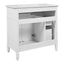 Bathroom Vanity With Sink, 2 Doors 2 Drawers, Freestanding Design