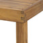 Outdoor 4 Seater Acacia Wood Chat Set With Wicker Accents And Cushions - Teak / Mixed Brown / Beige
