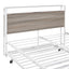Platform Bed Frame With Trundle, USB Ports And Slat Support, No Box Spring Needed