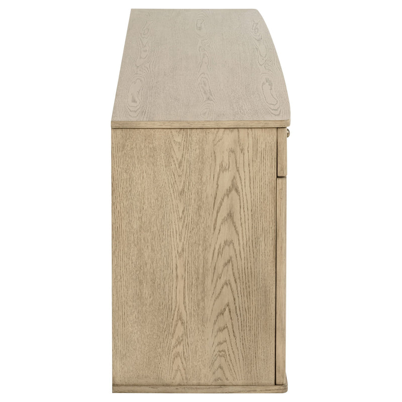 Kimpton - 4 Door Sideboard Buffet Cabinet - Beige