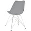 Padded Side Chair And Soft Upholstered Seat (Set of 2) - Gray