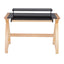 Bentley - Mid-Century Modern Office Desk - Natural / Black