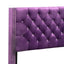 Upholstered Nailhead Trim Chic Bed