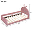 Upholstered Daybed With Rabbit Ear Shaped Headboard