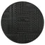 2 Piece Nesting Table With Embossed Tops And Base - Black