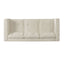3 Seater Sofa With Square Arms, Tufted Pillow Back For Living Room