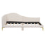 Upholstered Daybed With Headboard And Armrest, Support Legs