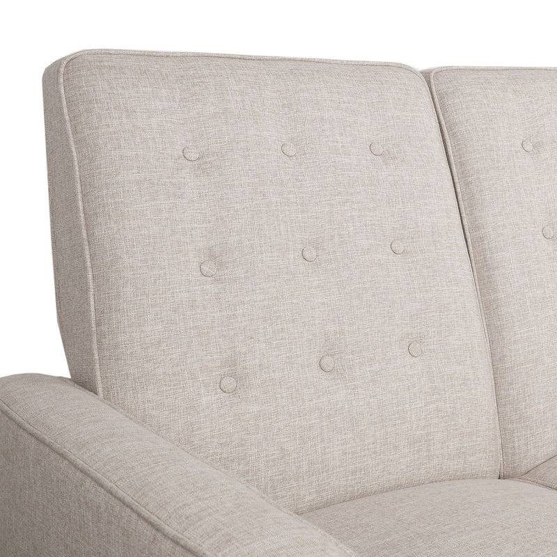Manville - Contemporary Tufted Loveseat Pushback Recliner