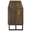 Chase - 2 Door Console With Herringbone Design - Oak