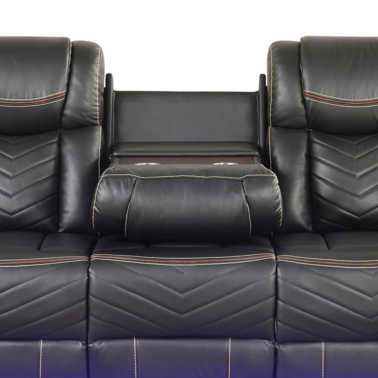 Challenger - LED Power Recliner Sofa