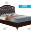 Bed With Transitional Design