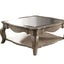 Chelmsford - Clear Glass Coffee Table - Taupe