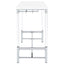 Tonneson - Bar Table With Trestle Base And Wine Storage - White