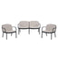 Luna - Outdoor Patio 3 Pieces Chat Set