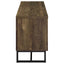 Chase - 2 Door Console With Herringbone Design - Oak