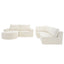 Modular Cloud Sectional Sofa Set, U-Shaped Upholstered Couch With Deep Seat