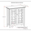 Bedford - Medium Storage Cabinet - Hickory Brown