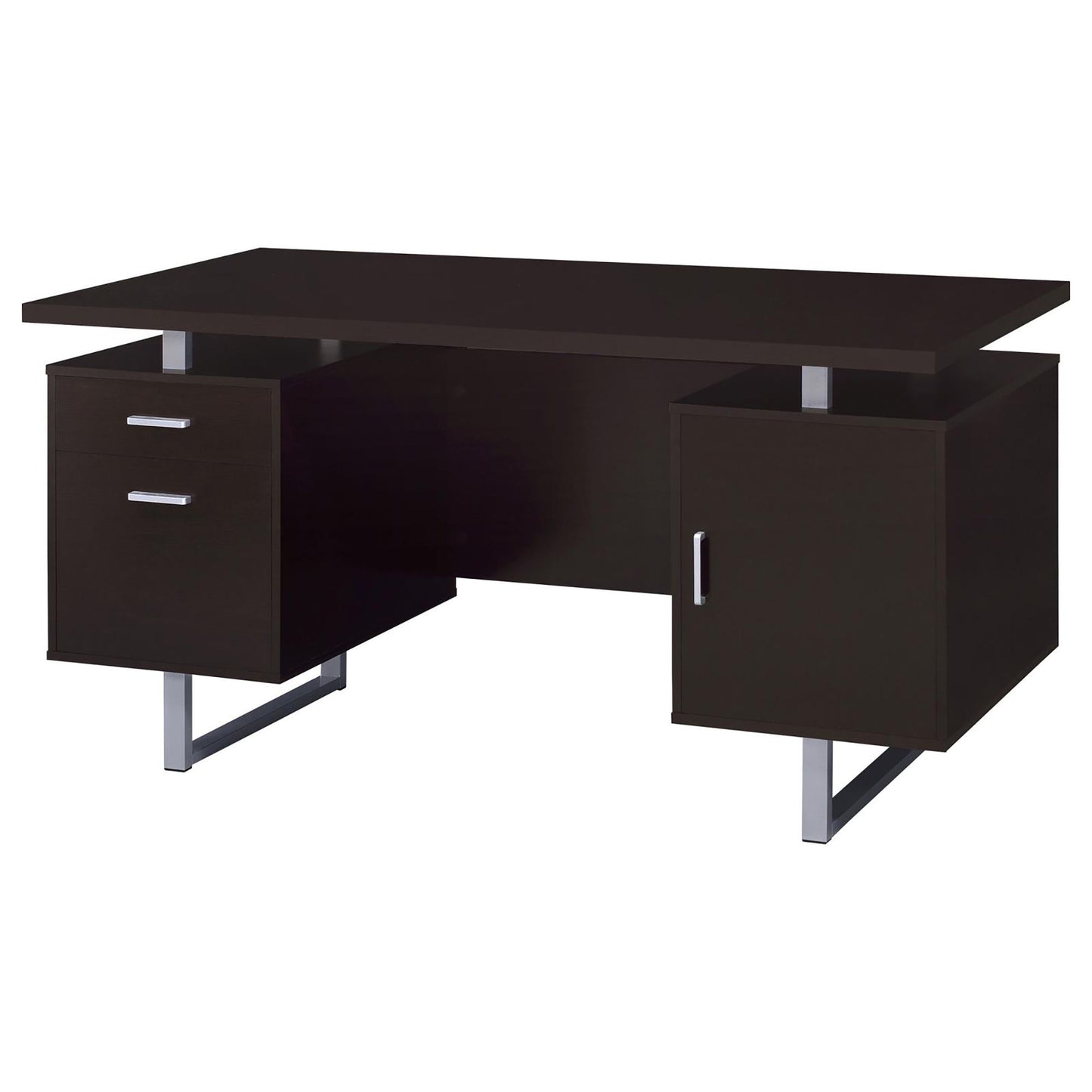 2 Drawer Floating Top Office Desk
