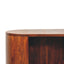 Cortez - T Bar Open Slot Cabinet - Dark Brown