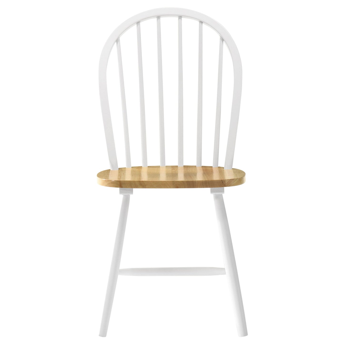 Greer - 5 Piece Dining Set With Drop Down Leaf Table And Curved Back Chairs - White