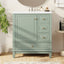Freestanding Bathroom Vanity With Sink, Soft Close Door, 3 Drawers
