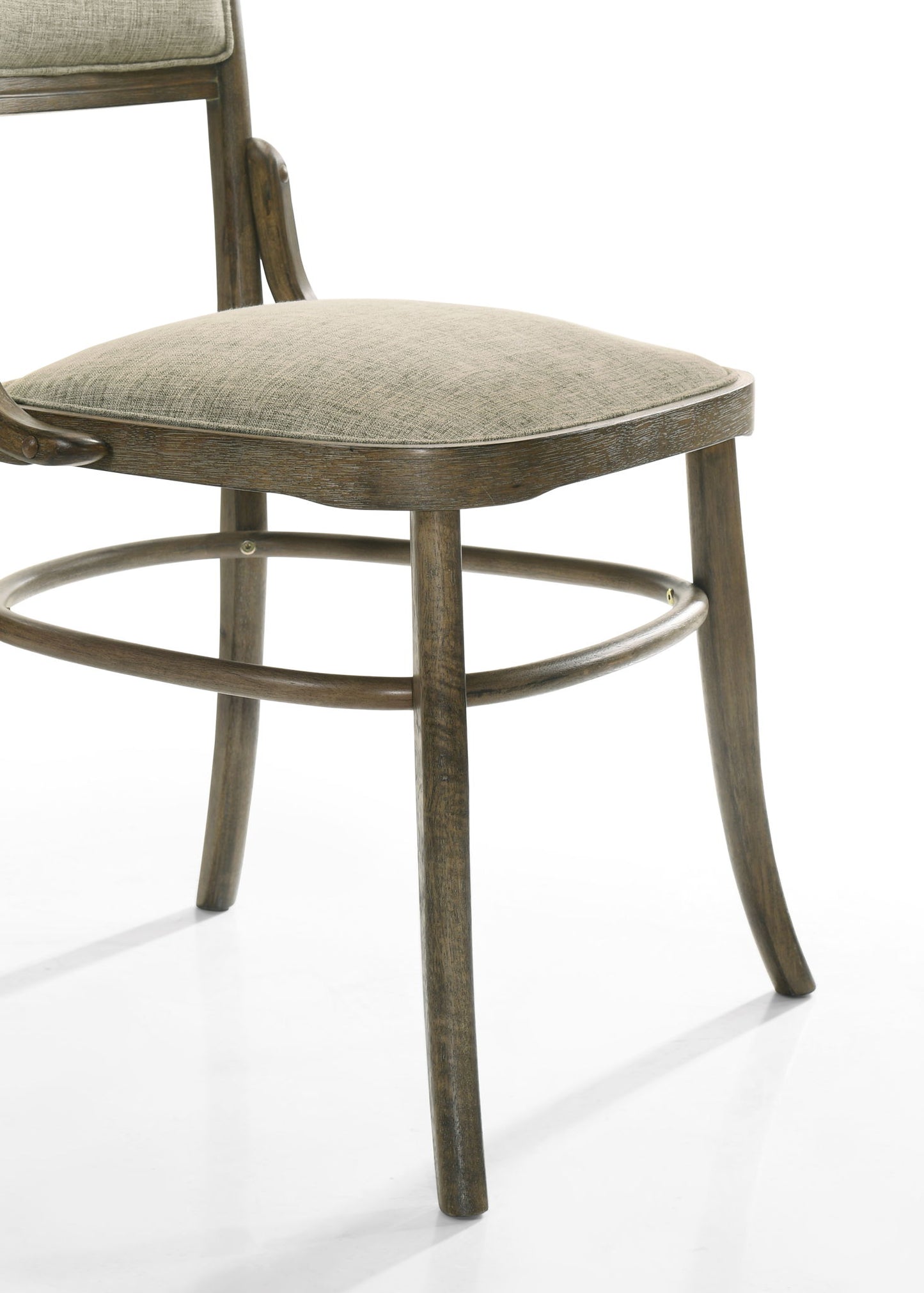 Bistro - Wide Dining Chair With Cushion (Set of 2) - Vintage Walnut