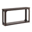 Console Table With Open Arch Cutouts For Living Room Hallway - Espresso