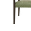 Mid Century Modern Arm Dining Chair Set With Rattan Backrest