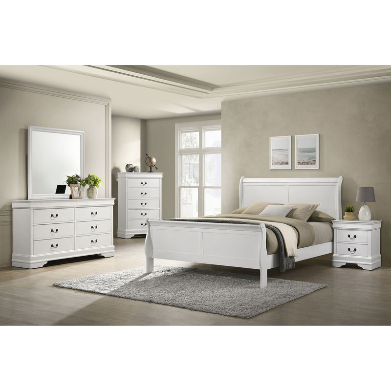 2 Drawer Nightstand - White