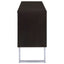 5 Drawer Credenza With Open Shelving - Cappuccino