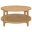 Elliott - 2 Piece Round Coffee And End Table Set - Maple