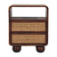 Larissa - 2 Drawer Nightstand - Brown