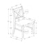 Dining Chair Side, Upholstered For Dining Room, Transitional (Set of 2)