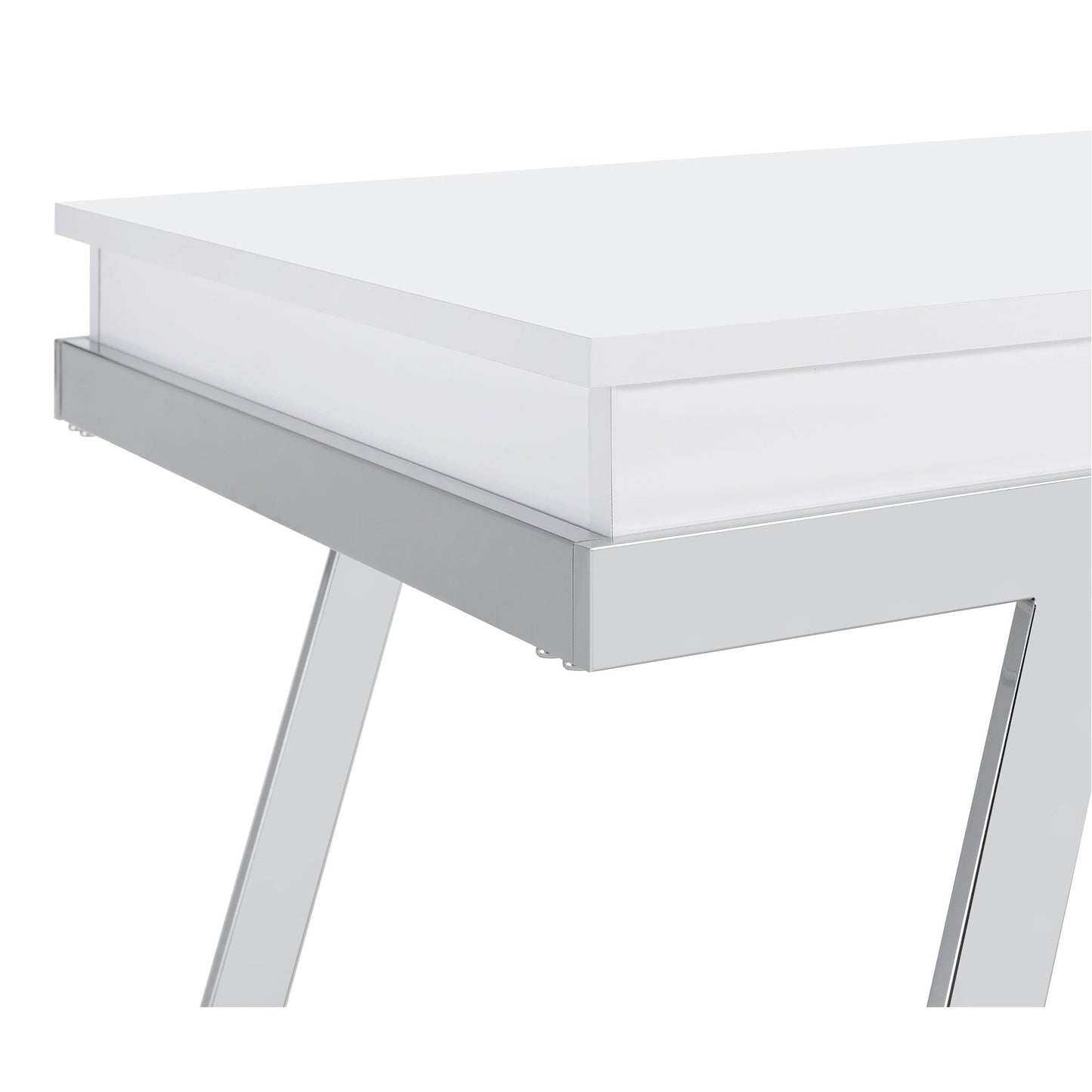 Briana - 2 Piece Coffee And End Table Set With Lift Top Legs - Gloss White