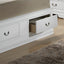 Traditional Style Bookcase Storage Bed