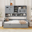 Daybed & All-In-One Cabinet And Shelf