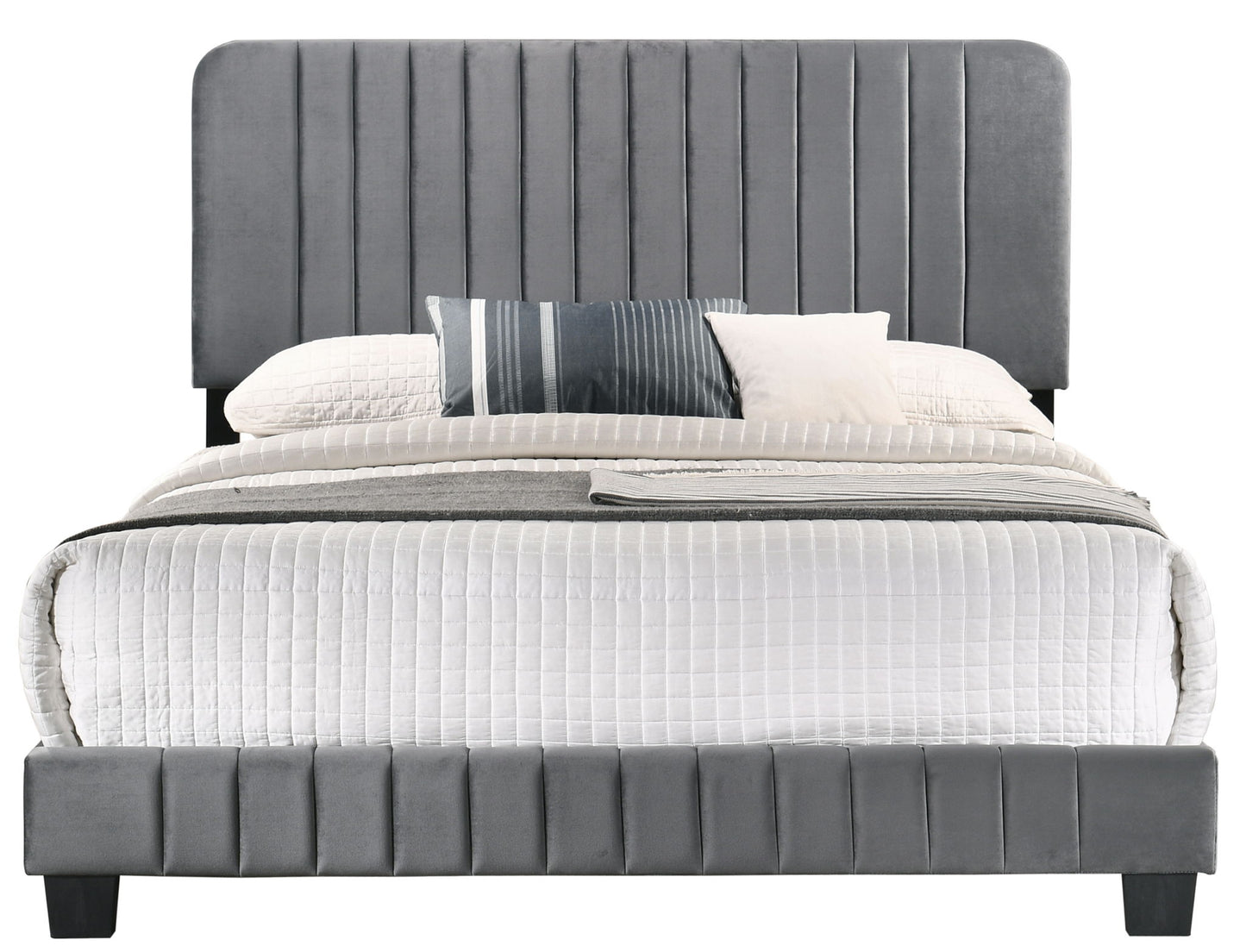Channel Tufted Bed