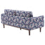 2 Seater Loveseat Sofa With Spacious Seating Area