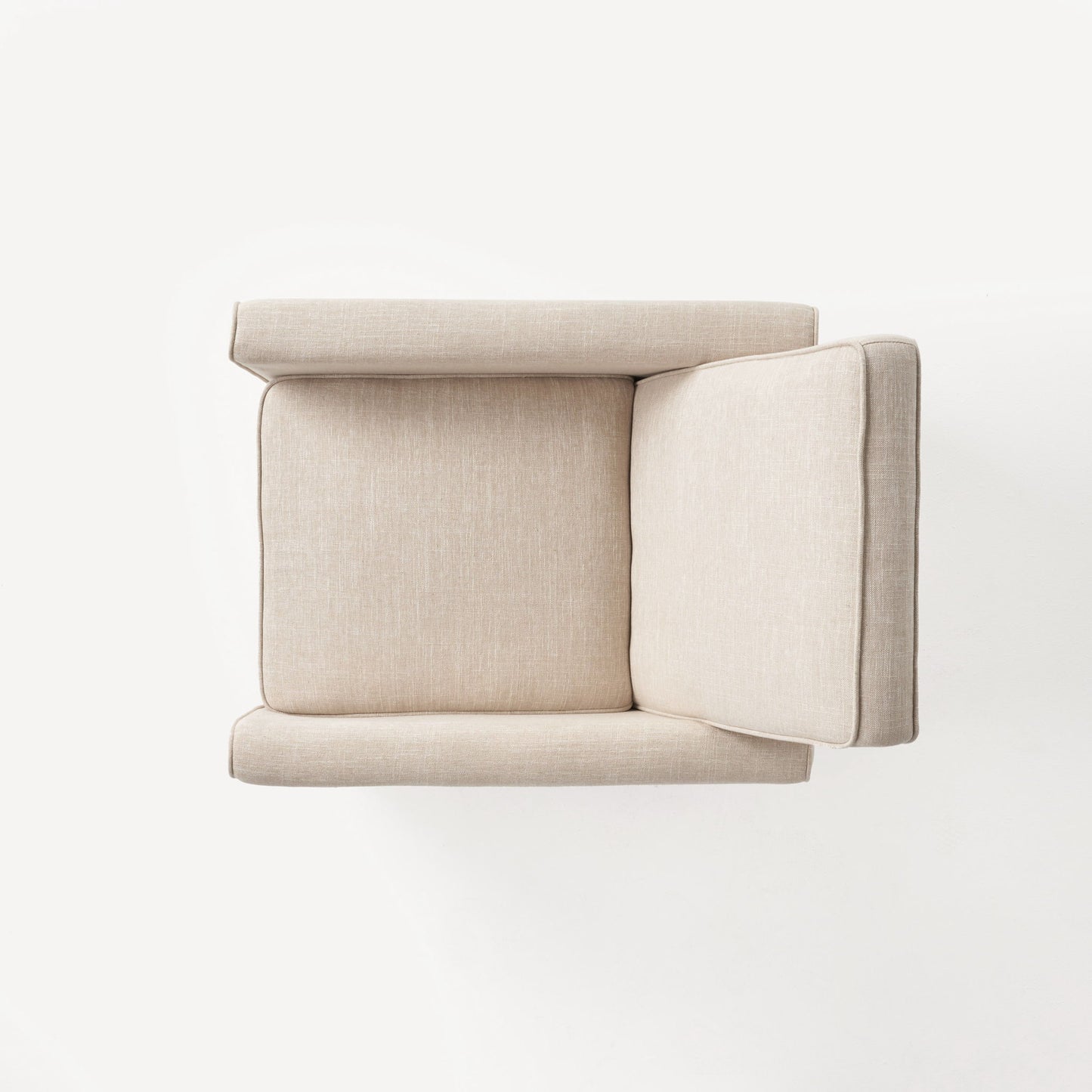 Upholstered Push Back Recliner Chair For Living Room