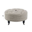 Upendo - Pattern Ottoman With Casters - Multi