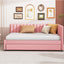 Upholstered Daybed, Sofa Bed Frame, No Box Spring Needed