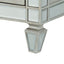 Varian - Mirrored Nightstand - Silver