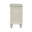 Cottage 3 Drawer Nightstand With Pull Out Tray - Cream White