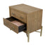 2 Drawer Nightstand With USB - Latte
