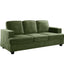 Modern Sofa, Comfortable 3 Seater Couch With Deep Seating, Loose Back Cushions, Wide Arms