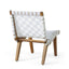 Outdoor 3 Piece Rope Weave Patio Seating Set