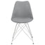Padded Side Chair And Soft Upholstered Seat (Set of 2) - Gray